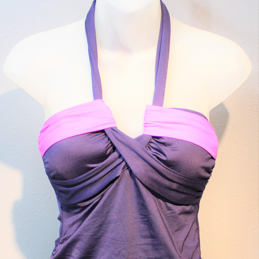 Anne Cole Tankini Swim Suit Top Small